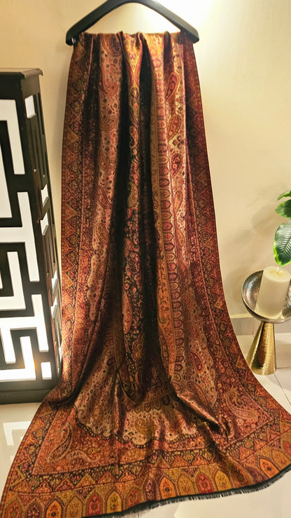 Gandhara reversible kaani: shawl