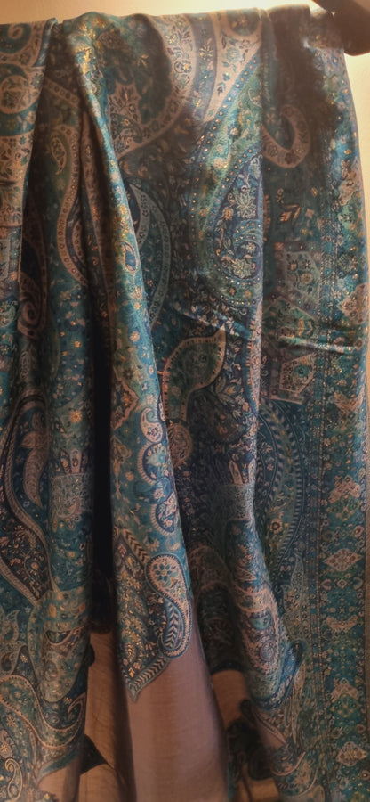 Silk kaani shawl