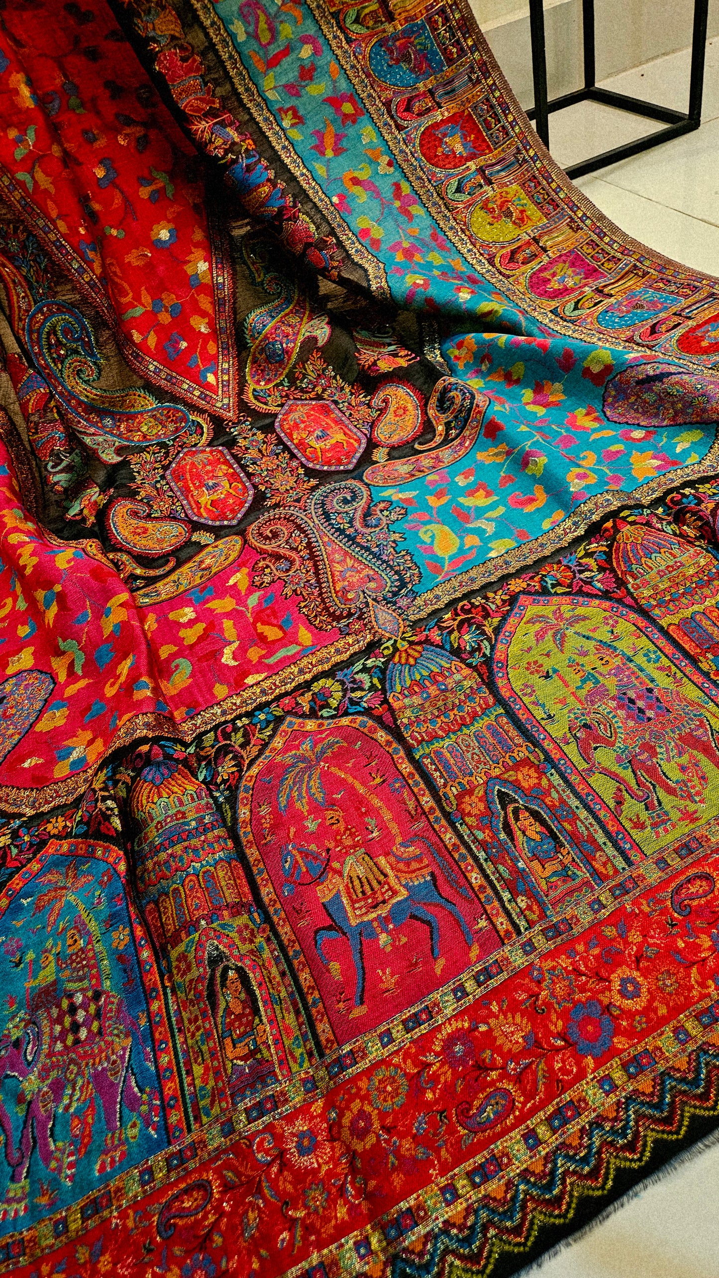 Silk kaani shawl