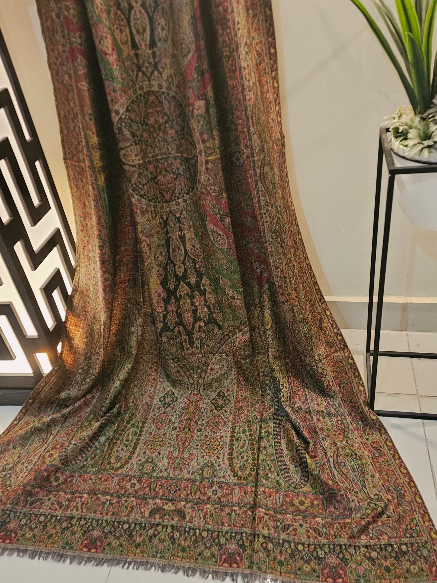 Persian kaani reversible pashmina shawl