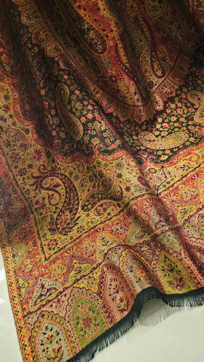 Gandhara reversible kaani: shawl