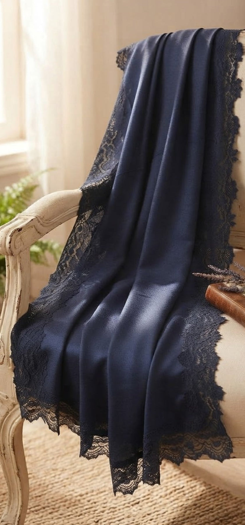 Chantilly shawl: Pashmina