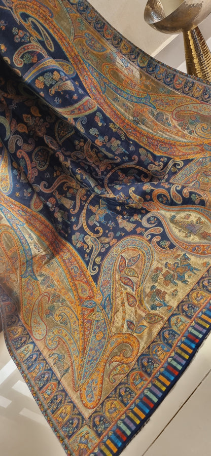Jodha akbar moonlight reversible kaani shawl