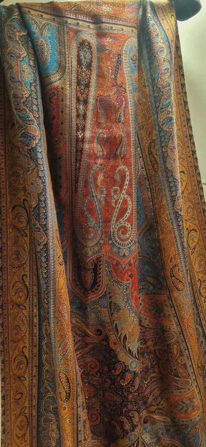 Pashmina with zaree kaani shawl