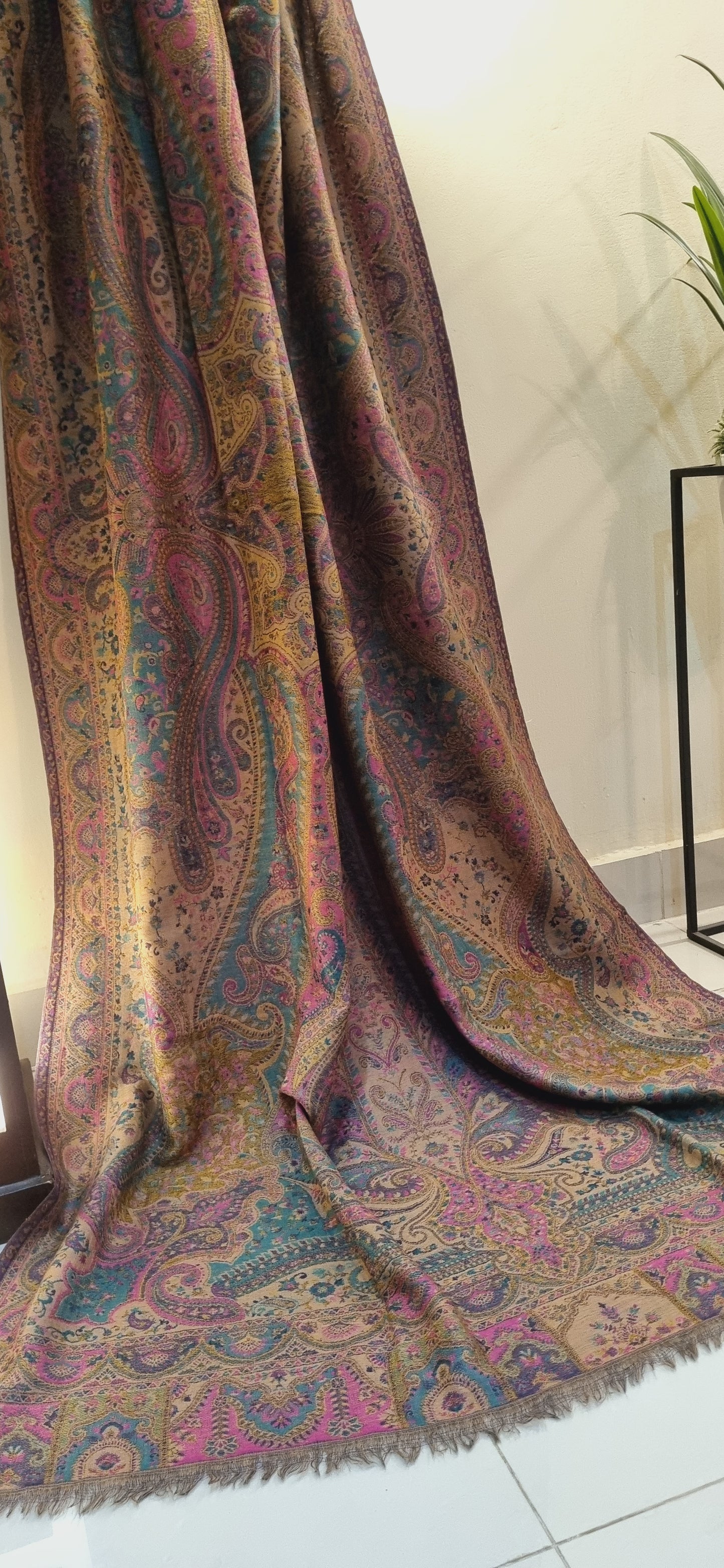 Reversible Persian kaani shawl