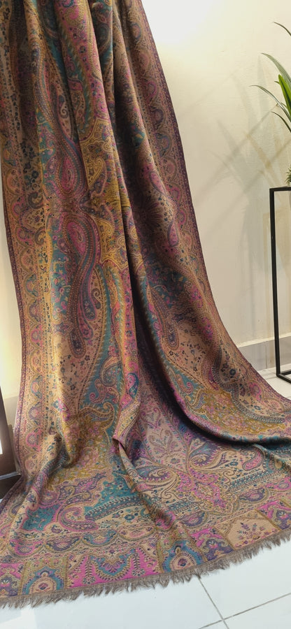 Reversible Persian kaani shawl