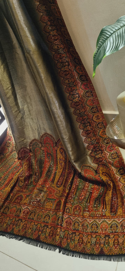 Gandhara reversible moonlight kaani shawl