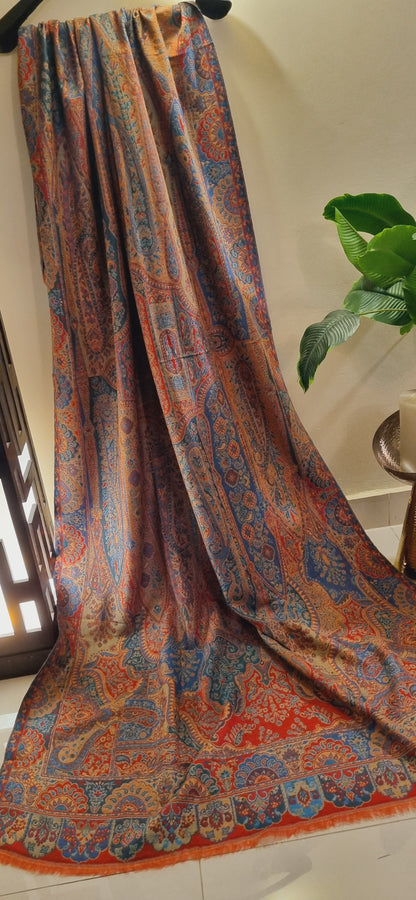 Reversible persian kaani shawl