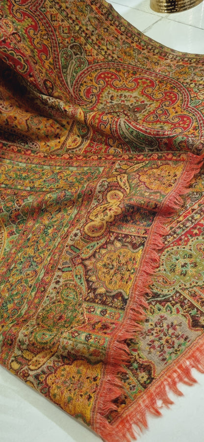 Reversible Persian kaani shawl