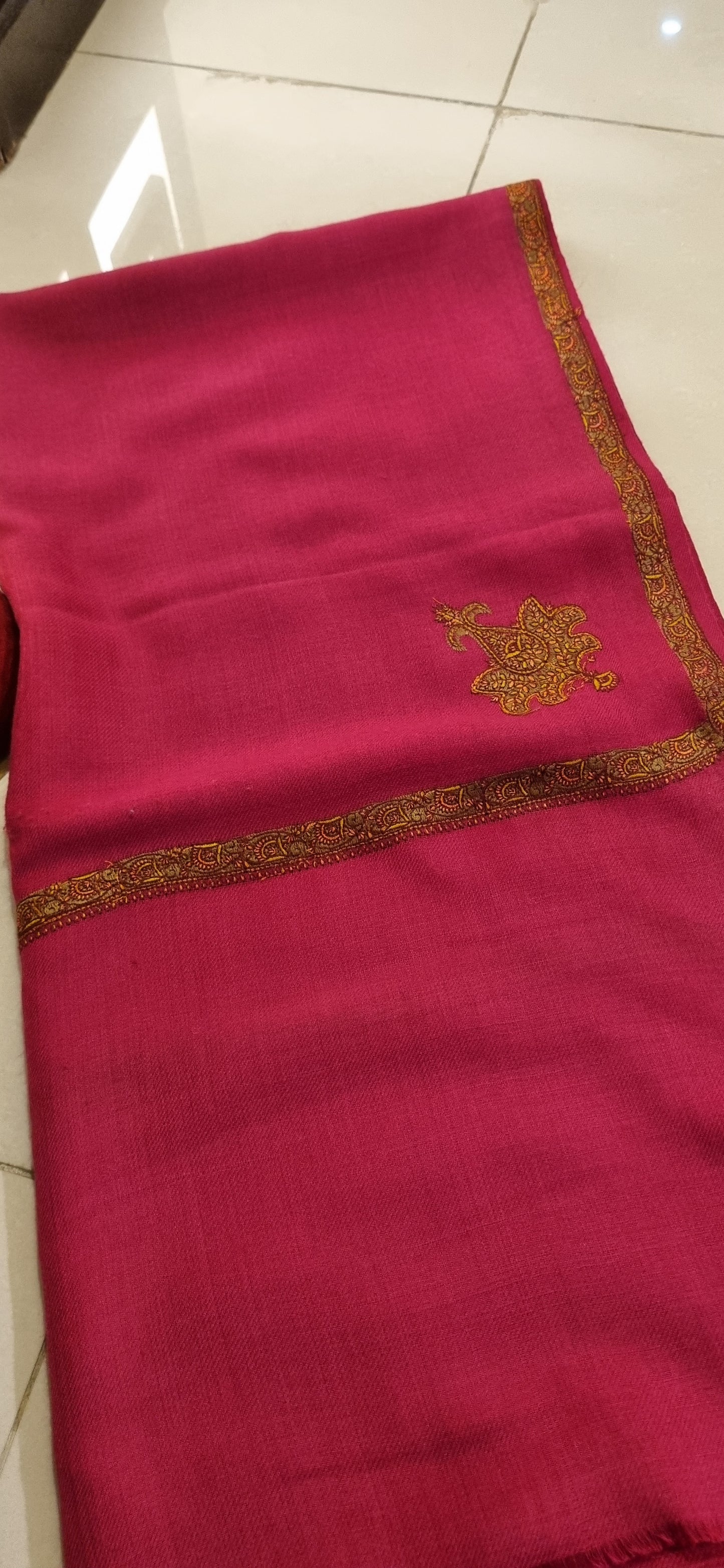 Papermachi embroidered pashmina shawls