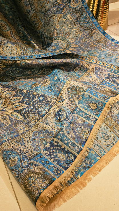 Gandhara kaani reversible: shawl