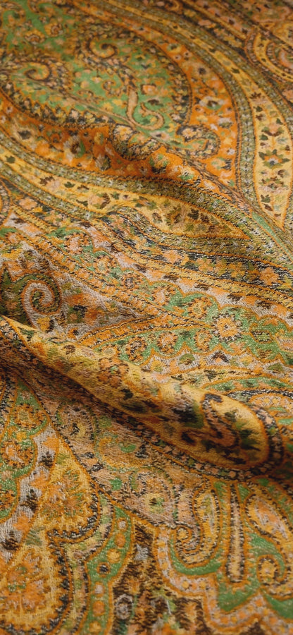 Reversible persian toosh kaani shawl