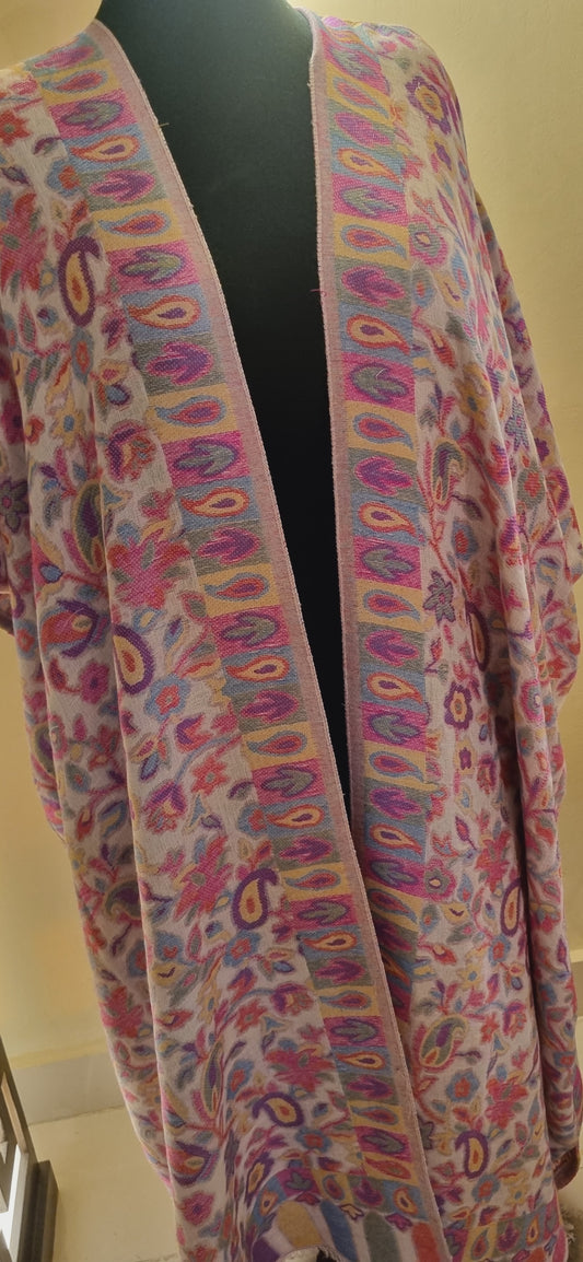 Pashmina kaani shrug