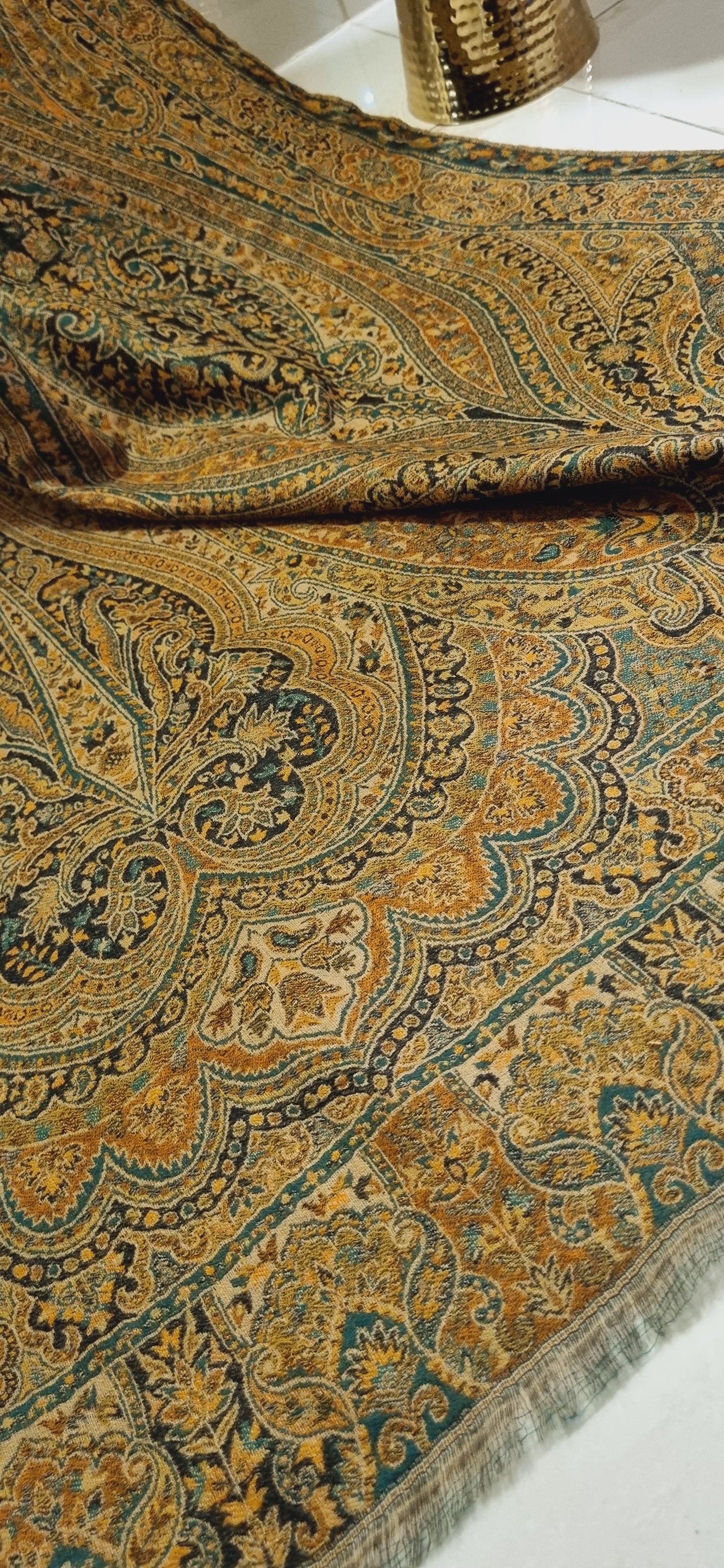 Reversible Persian kaani shawl