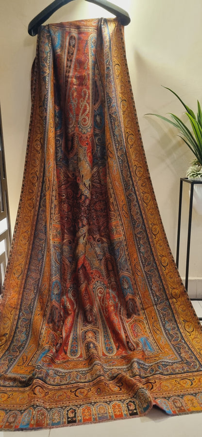 Pashmina with zaree kaani shawl