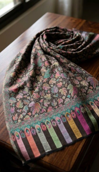 Kaani suit Three piece: Pashmina