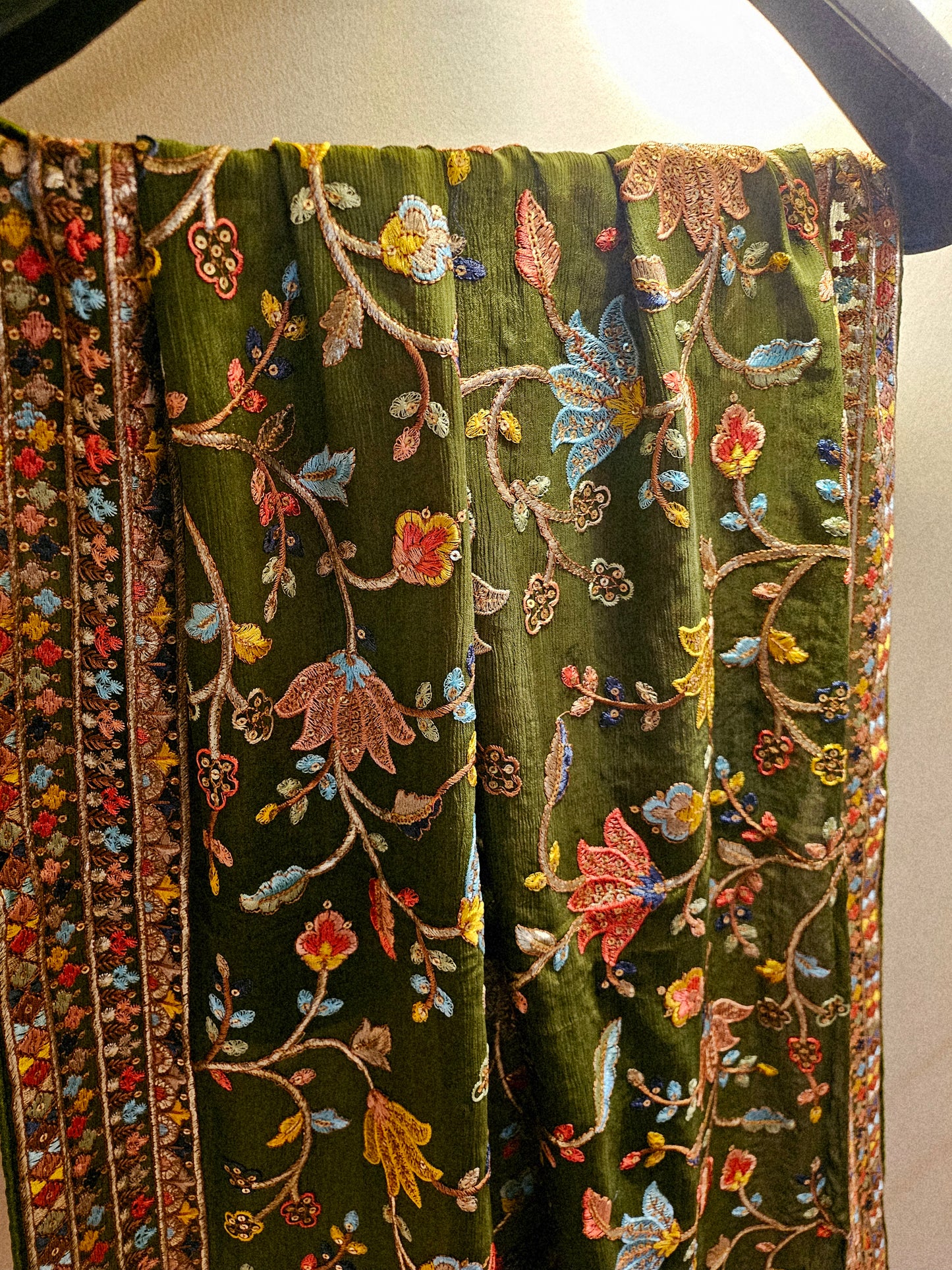 Georgete embroidered dupata