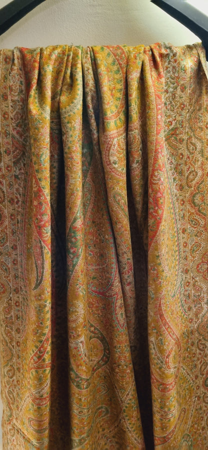 Reversible persian kaani shawl