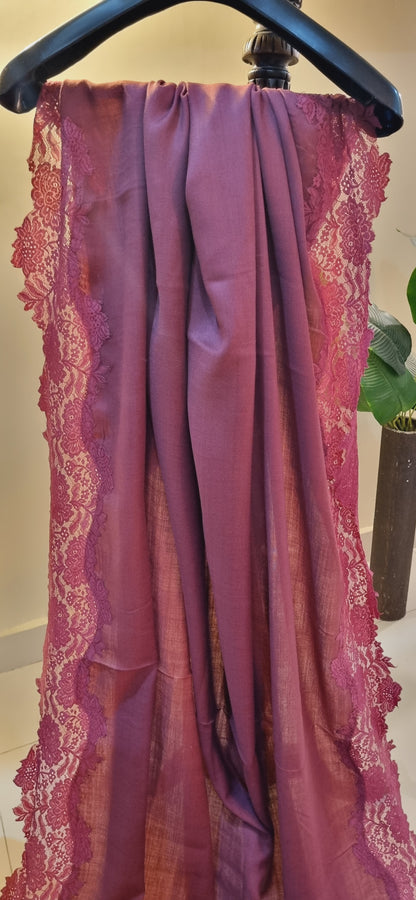 Pashmina chantilly shawl