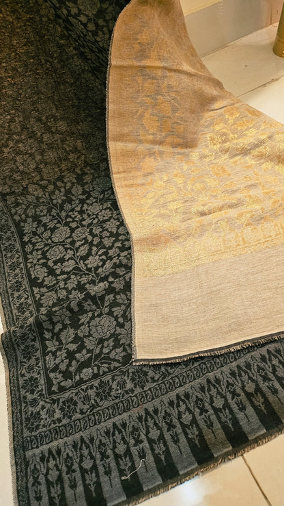 Reversible moonlight kaani: Pashmina