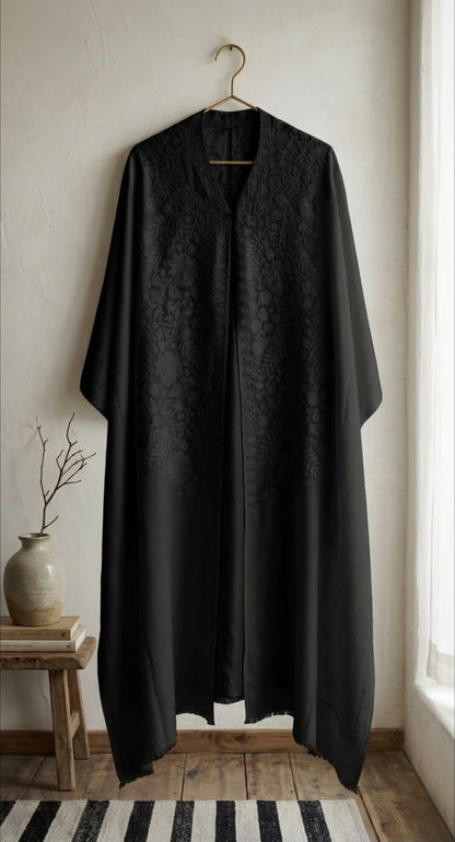 Embroidered cape shawl: Pashmina