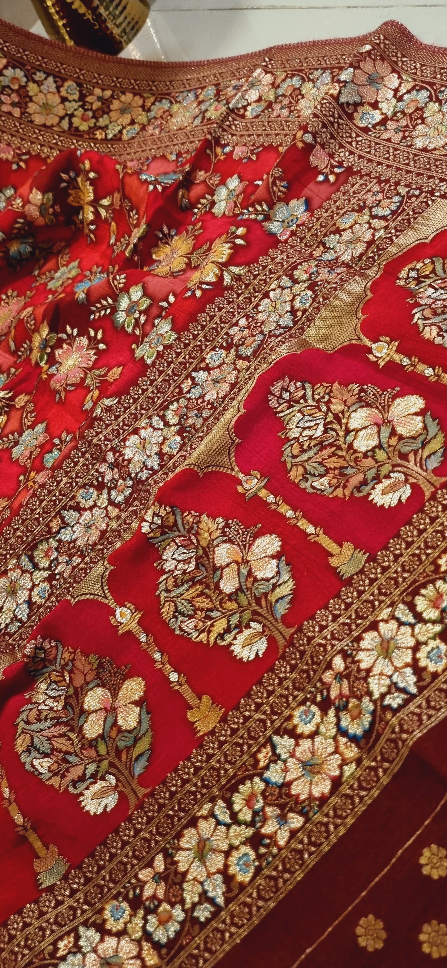 Meenakari patola silk dupatta