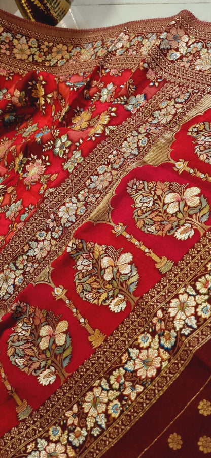 Meenakari patola silk dupatta
