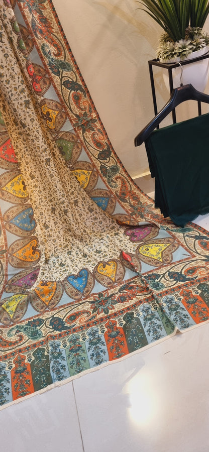 Printed pashmina