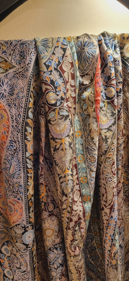 Reelkar embroidered pashmina