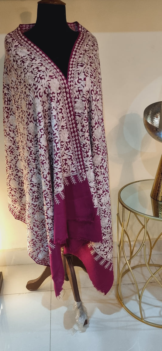 Embroidered Minishawl