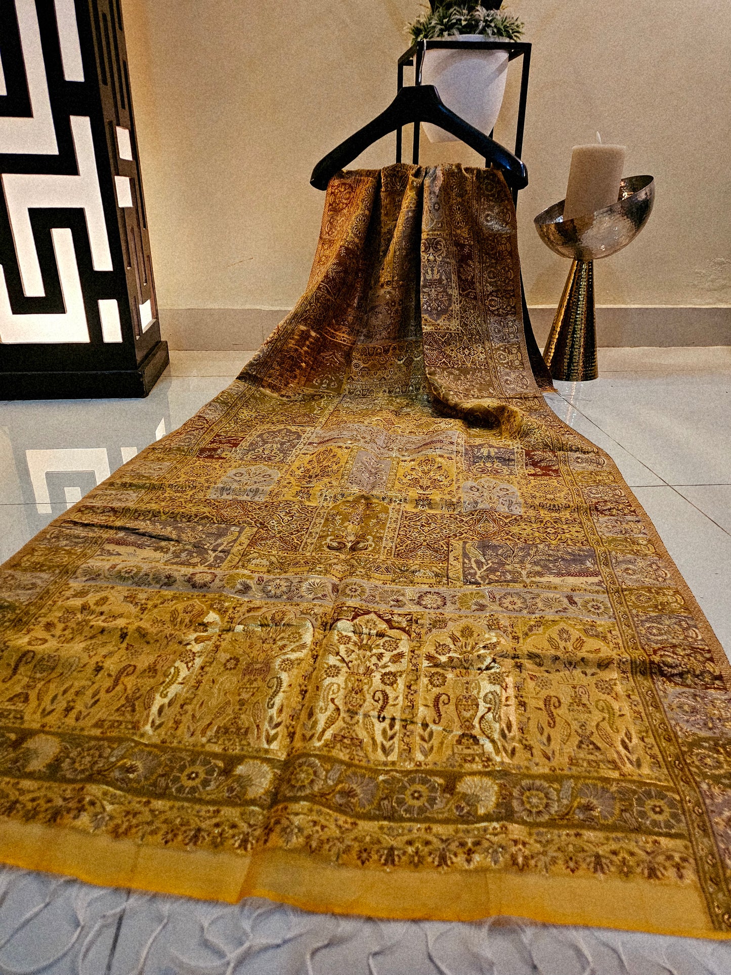 Silk kaani minshawl