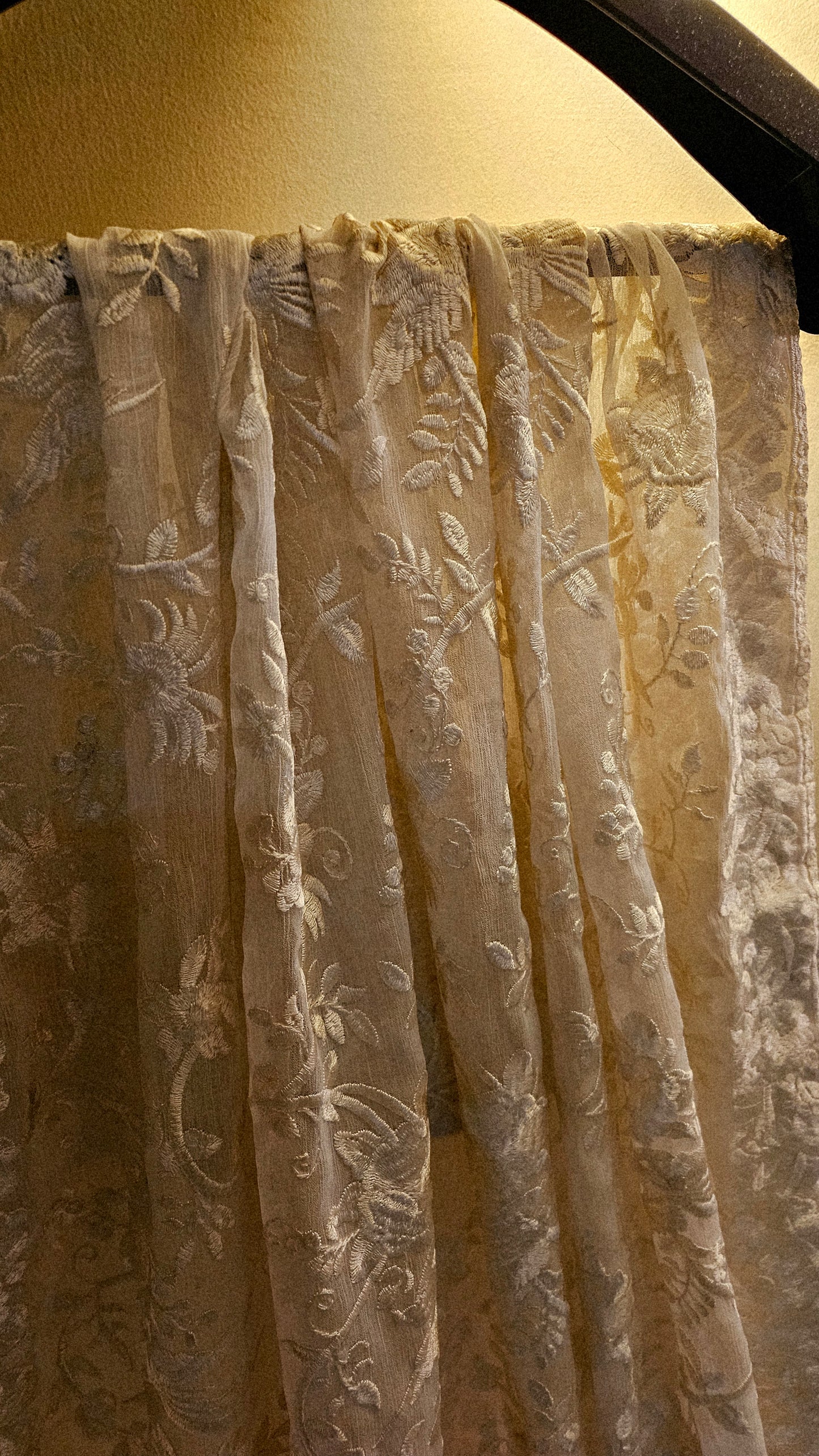 Georgete embroidered dupata