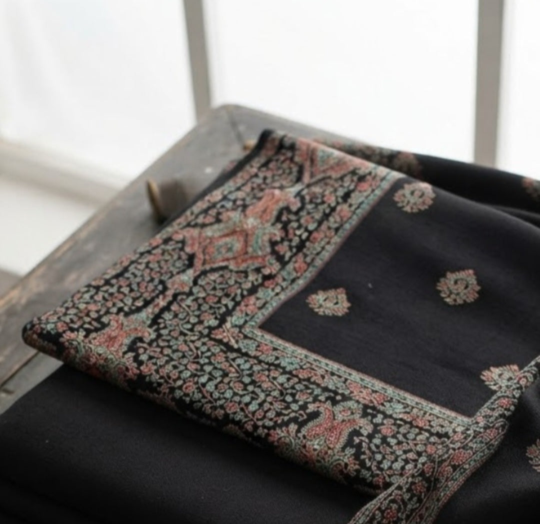 Kaani three piece: Pashmina