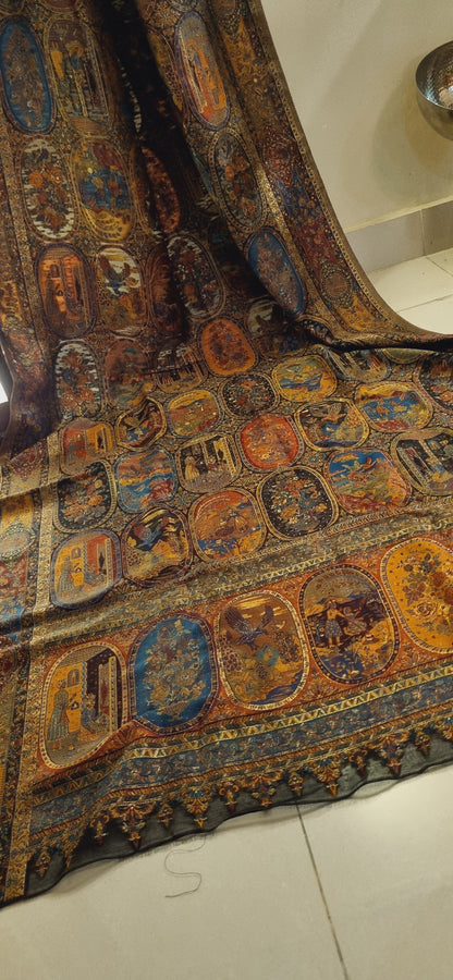 Silk kaani shawl