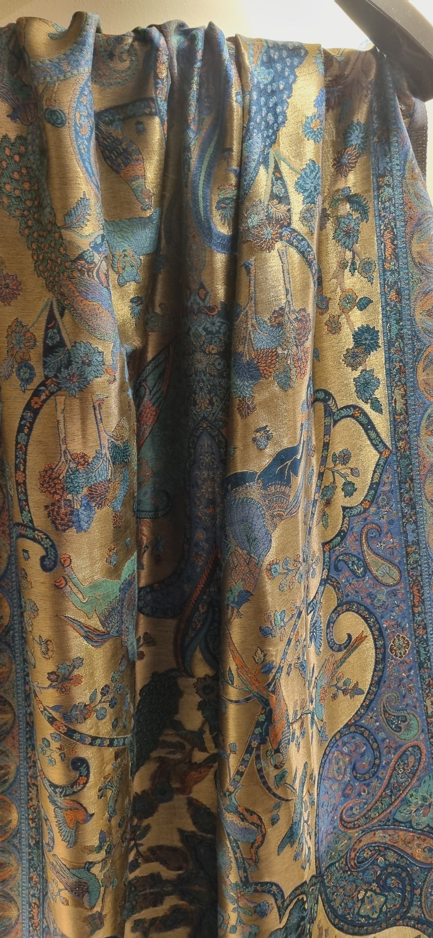 Laila's moonlight silky kaani shawl