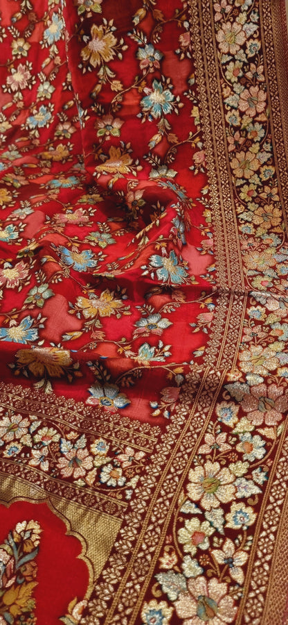 Meenakari patola silk dupatta