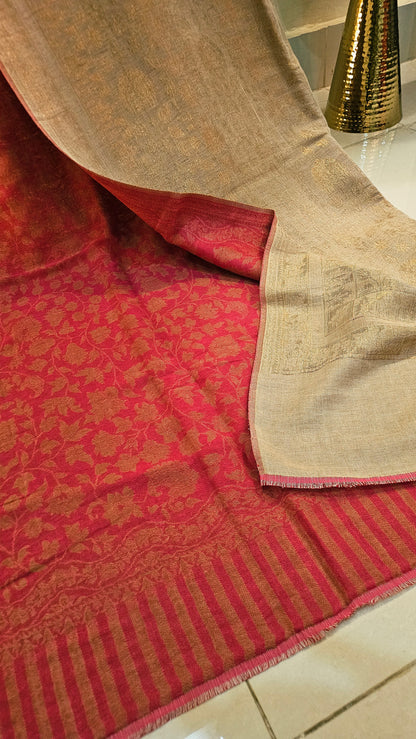 Reversible moonlight kaani: Pashmina