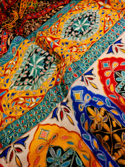 Reelkar silk shawl/dupata