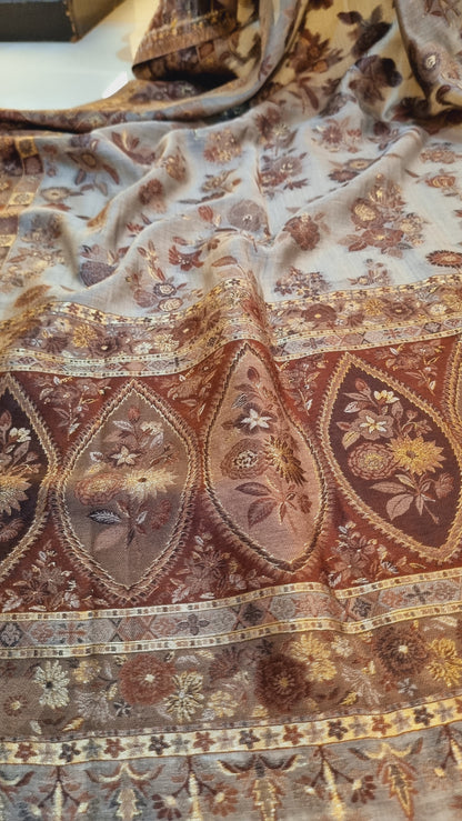 Silk kaani shawl