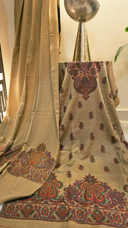 Kaani suit: Pashmina