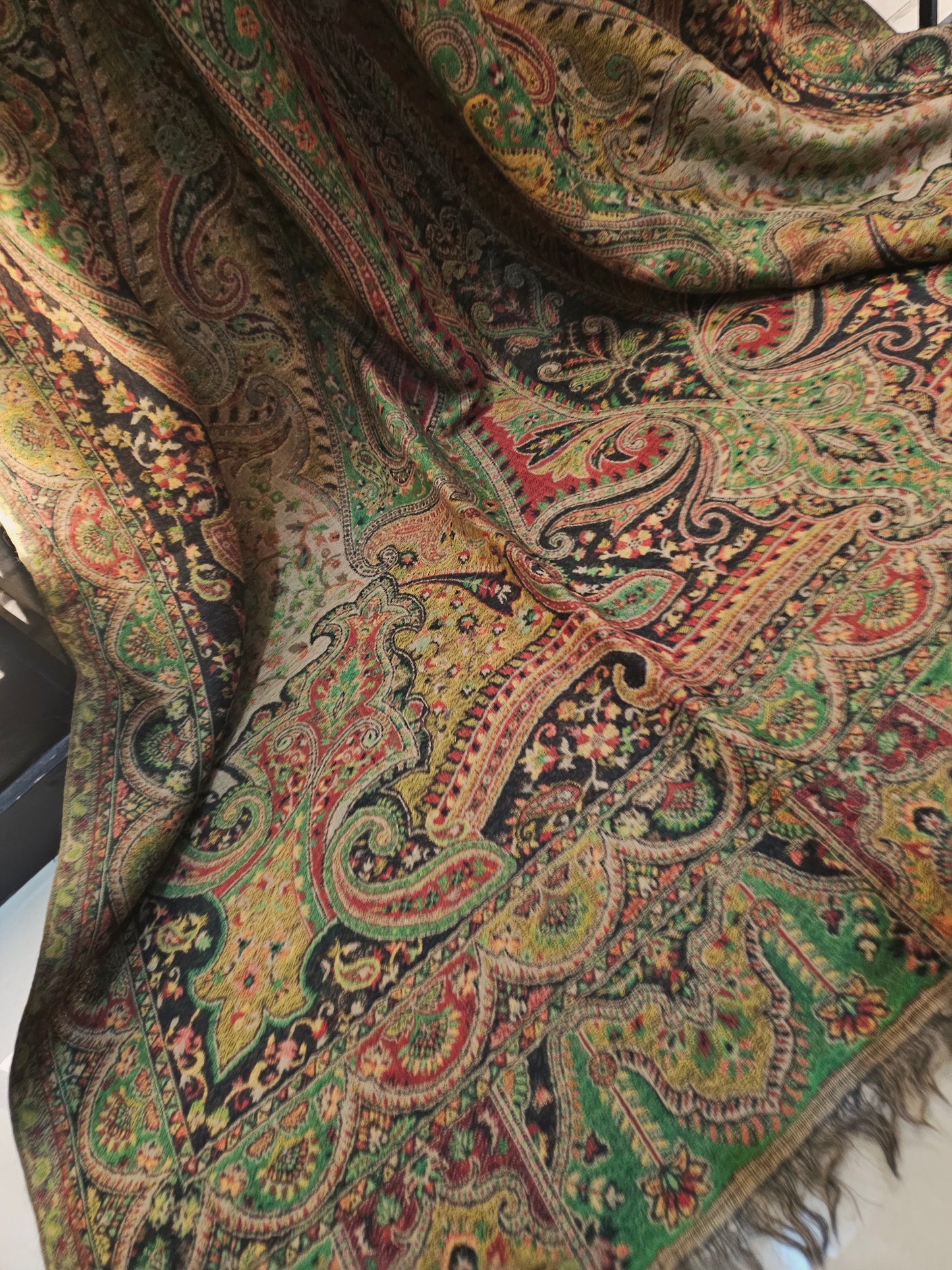 Reversible Persian kaani shawl