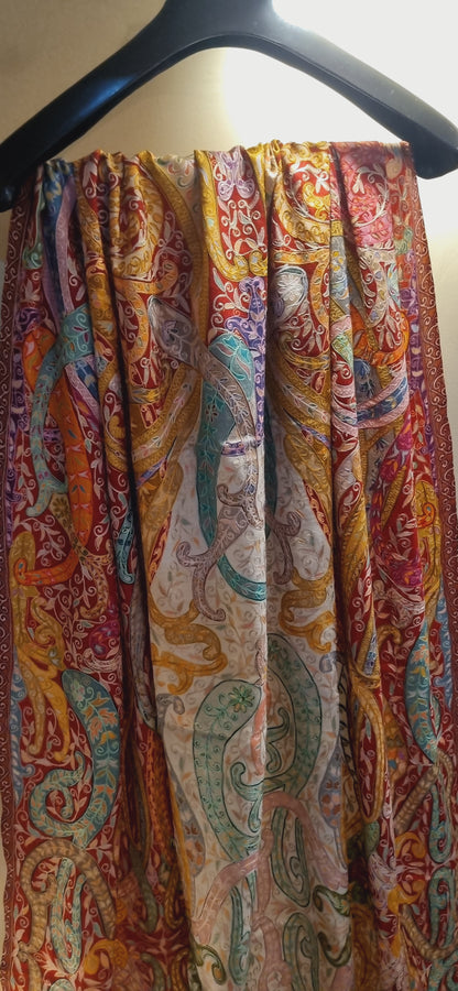 Reelkar embroidered pashmina shawl