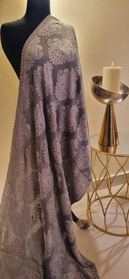 Pashmina embroidered Mini shawl