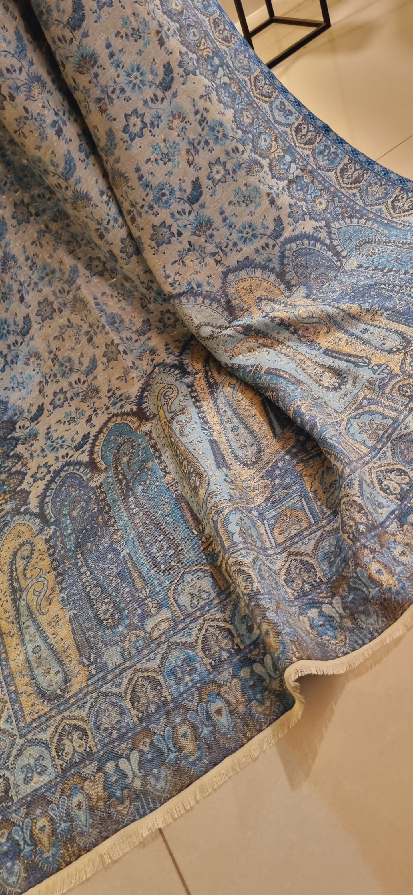 Gandhara reversible moonlight kaani shawl