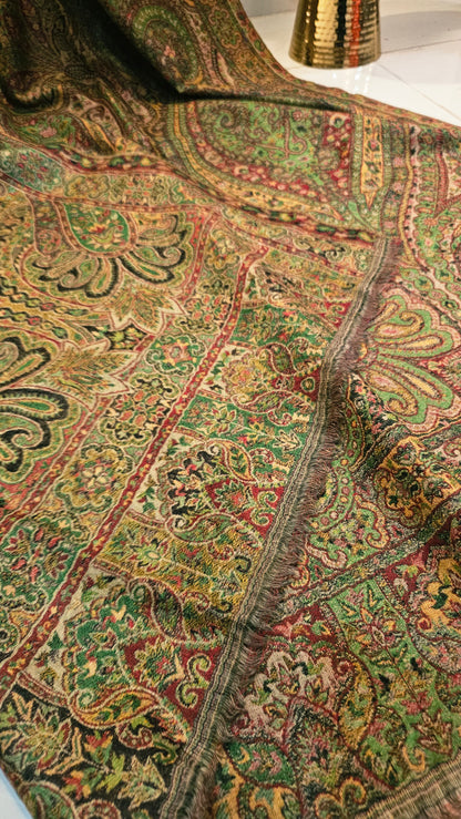 Reversible Persian kaani: Pashmina