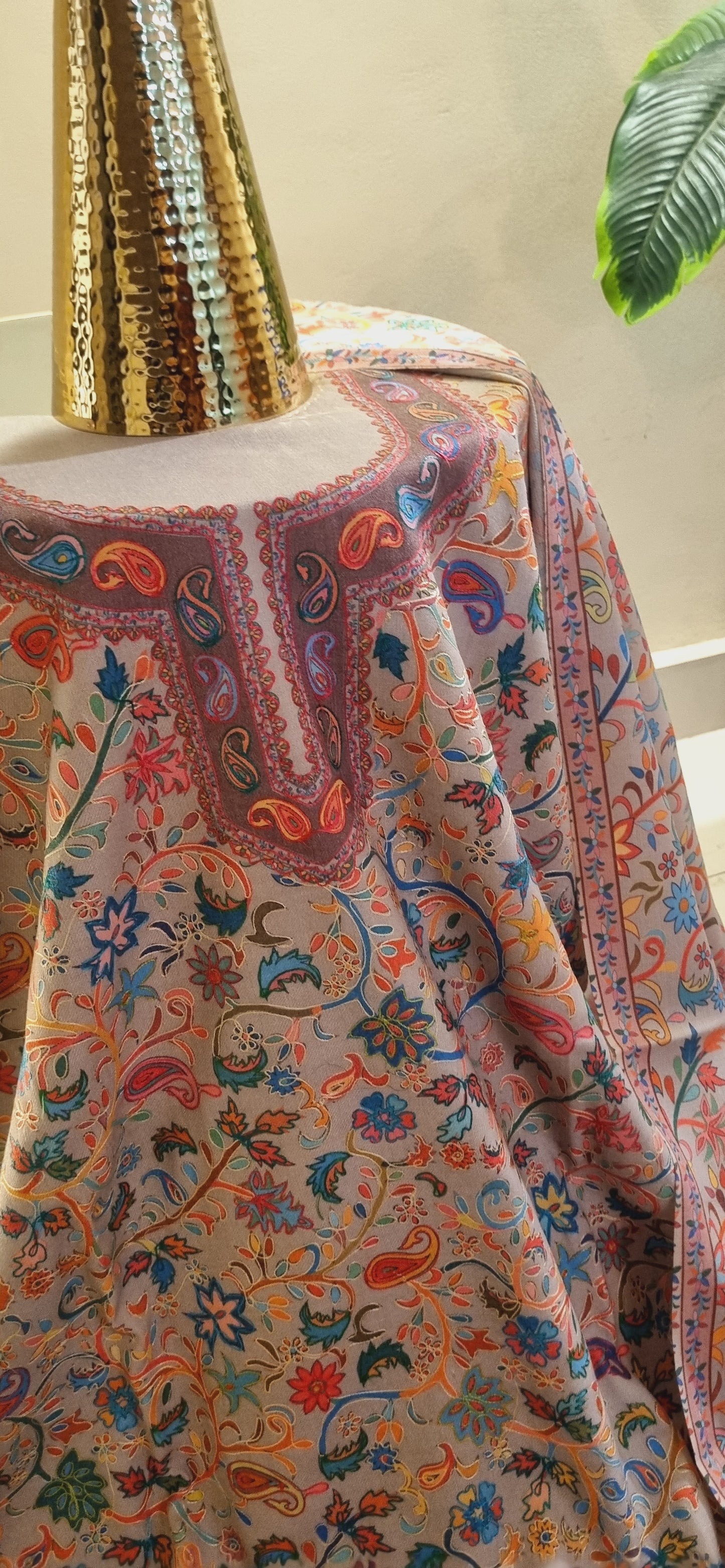 Pashmina reelkar suit