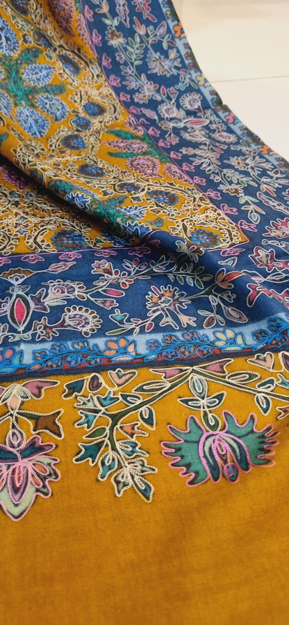 Reelkar embroidered pashmina shawl