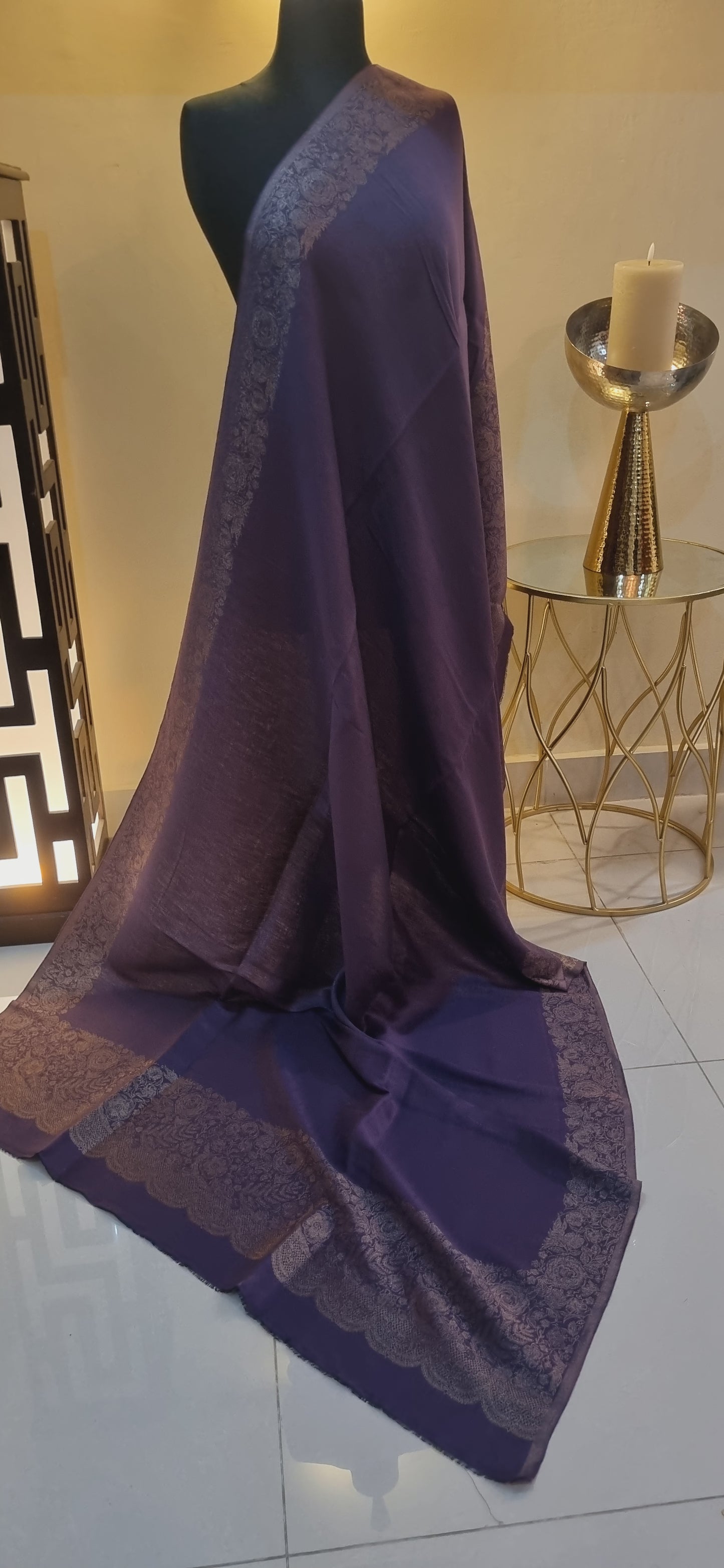 Moonlight reversible shawl