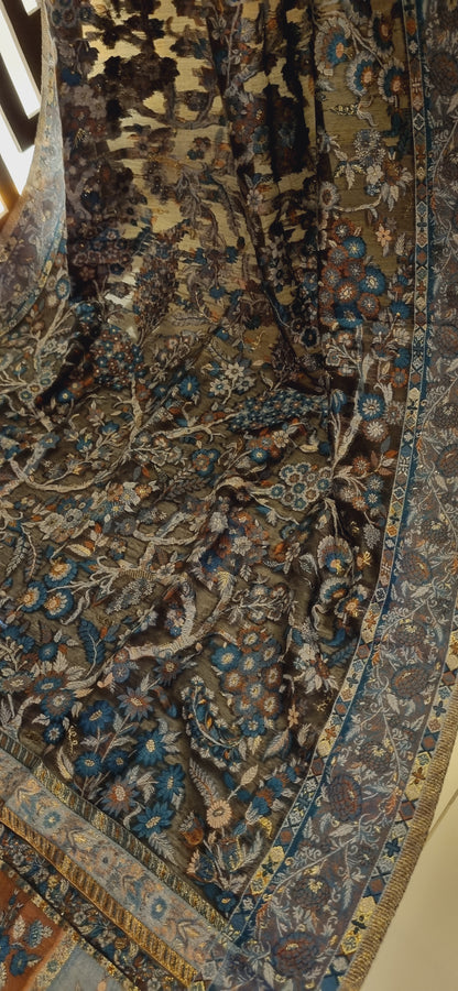 Silk kaani shawl