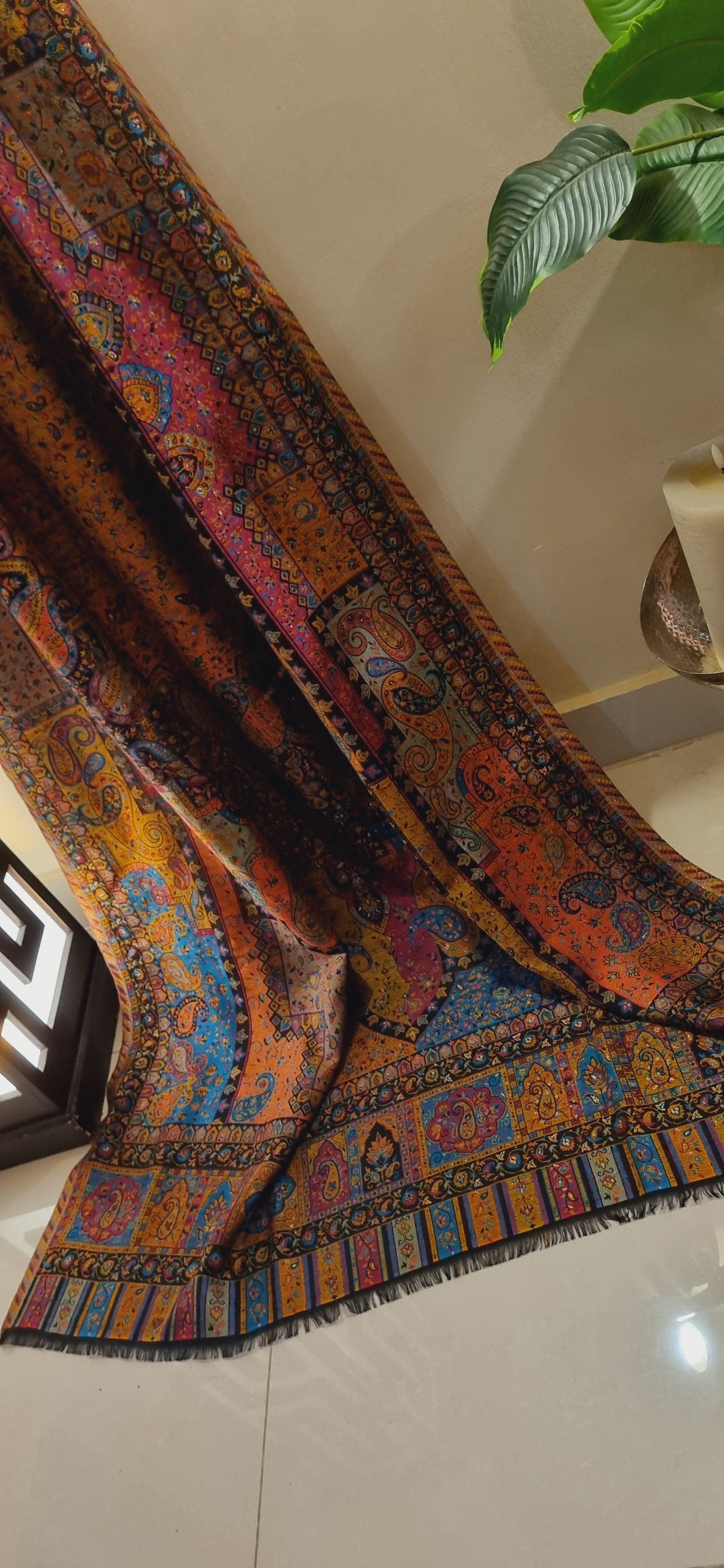 Tabrizi kaani pashmina shawl